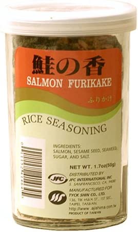 Ajishima Furikake Salmón 1.7oz Frasco