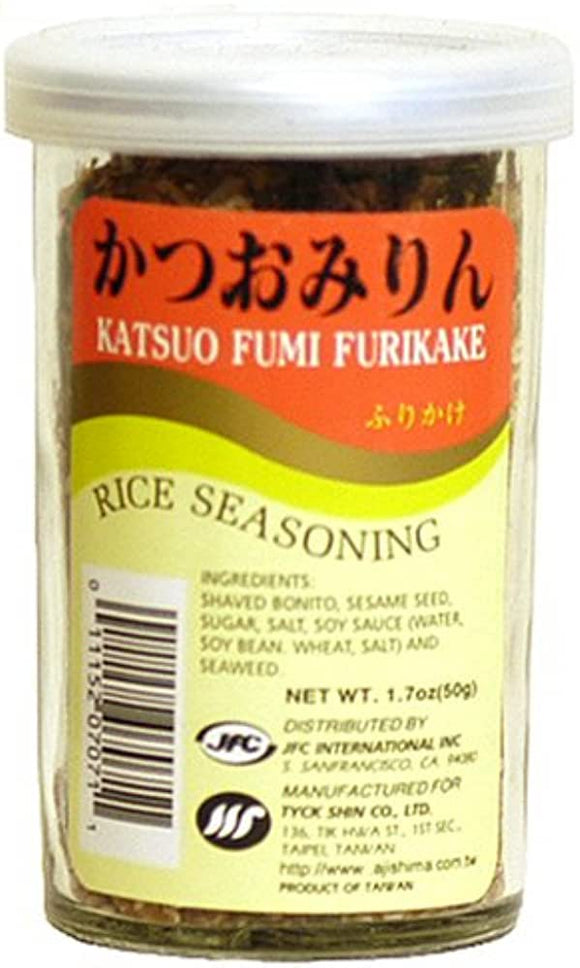Ajishima Furikake Katsuo Fumi (Bonito) 1.7oz Frasco