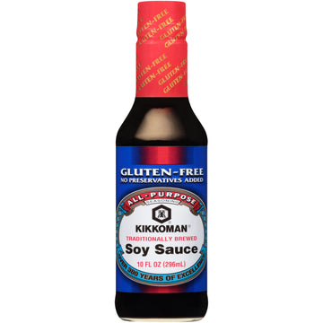 Kikkoman Gluten-Free Soy Sauce 10oz Bottle