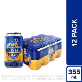 Cerveza Cristal 12 Pack