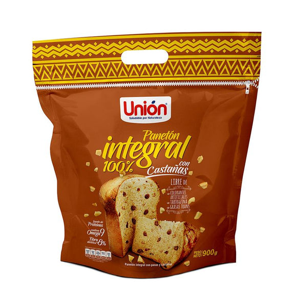 Wholemeal Union Panettone Bag 900 gr. X box of 6 units