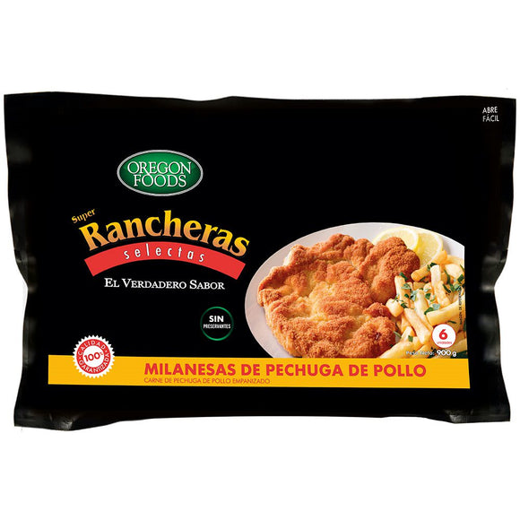 Milanesa de pechuga de pollo x 6 unid