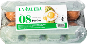 Huevos Pardos x 8 unid