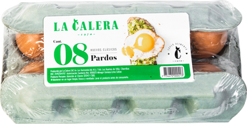 Huevos Pardos x 8 unid