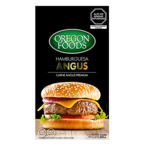 Hamburguesa angus x 4 unid