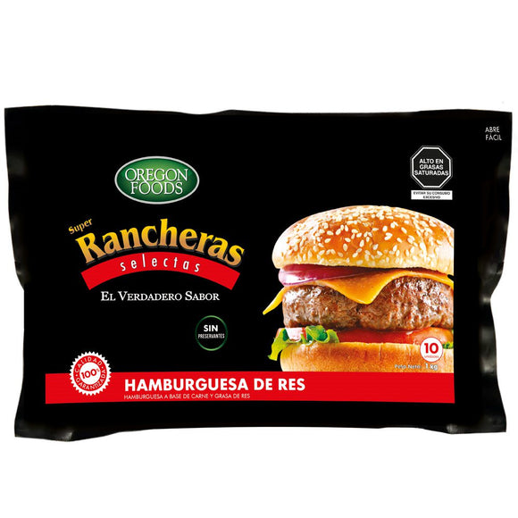 Hamburguesas rancheras x 10 unid
