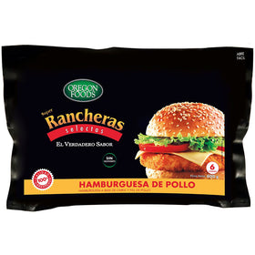Hamburguesas de pollo rancheras x 6 unid