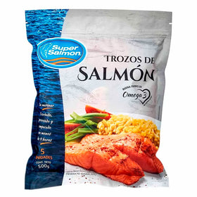 Trozos de salmón x 500gr