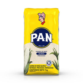 Harina P.A.N maíz blanco precocido bolsa  x 1kg