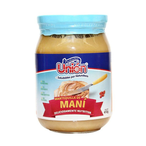 Mantequilla de Maní Frasco x 410 gr. Unión