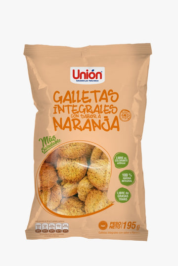 Galletas integrales naranja lonchera x 6 pqts 42grs x pqt