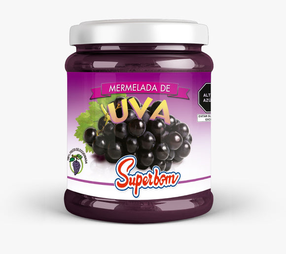 Mermelada de uva  superbom x 560gr Unión