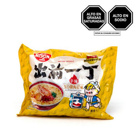 5 Pack Nissin tallarines instantáneo sabor Mariscos