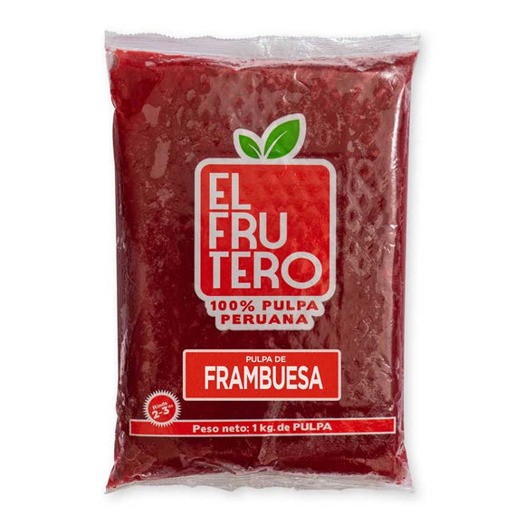 Pulpa de Frambuesa congelada entera el Frutero x 1kg