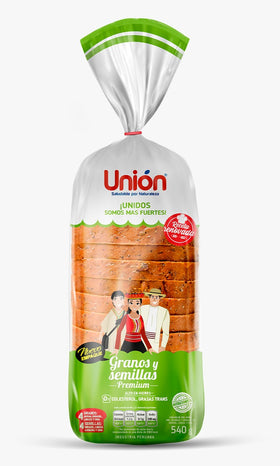 Union grain and seed bread x 540gr