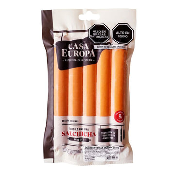 Salchicha vienesa ahumada x 1kg casa europa