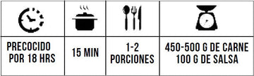Costillas de cerdo braseadas x 600gr - 0