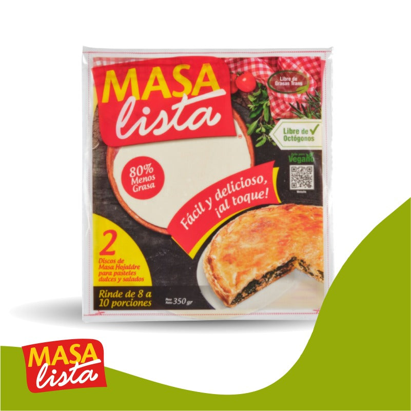 Masa Lista Disco 30 CM / 350 gr. / 2 unidades