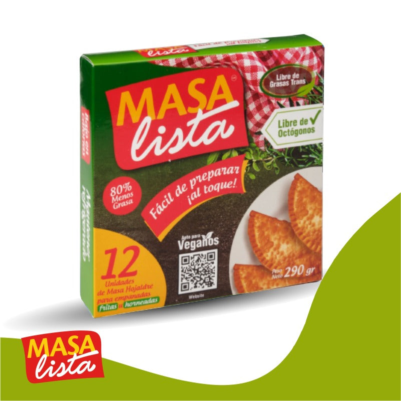 Masa Lista Frito y Horno 12 CM / 290 gr. / 12 unidades