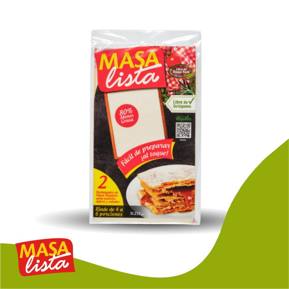 Ready Dough Rectangle 18 x 30 CM / 215 gr. 2 units