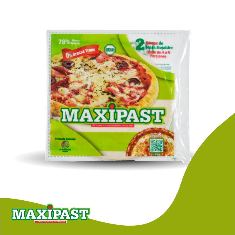 Maxipast Disco 22 CM / 220 gr. / 02 unidades.