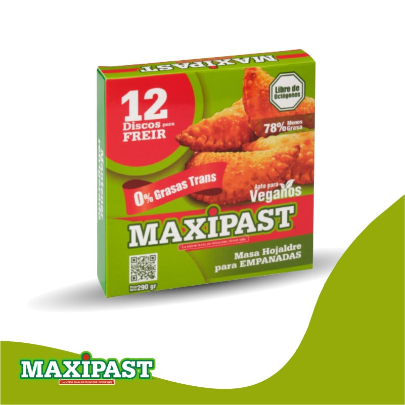 Maxipast Frito 12 CM / 290 gr. / 12 unidades