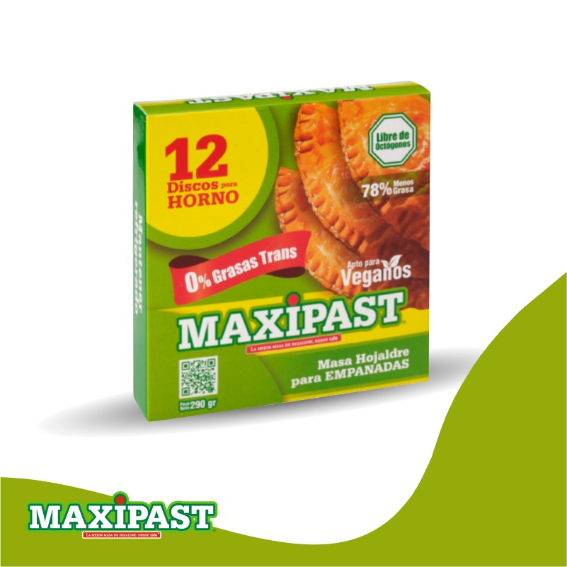 Maxipast Horno 12 CM / 290 gr. / 12 unidades