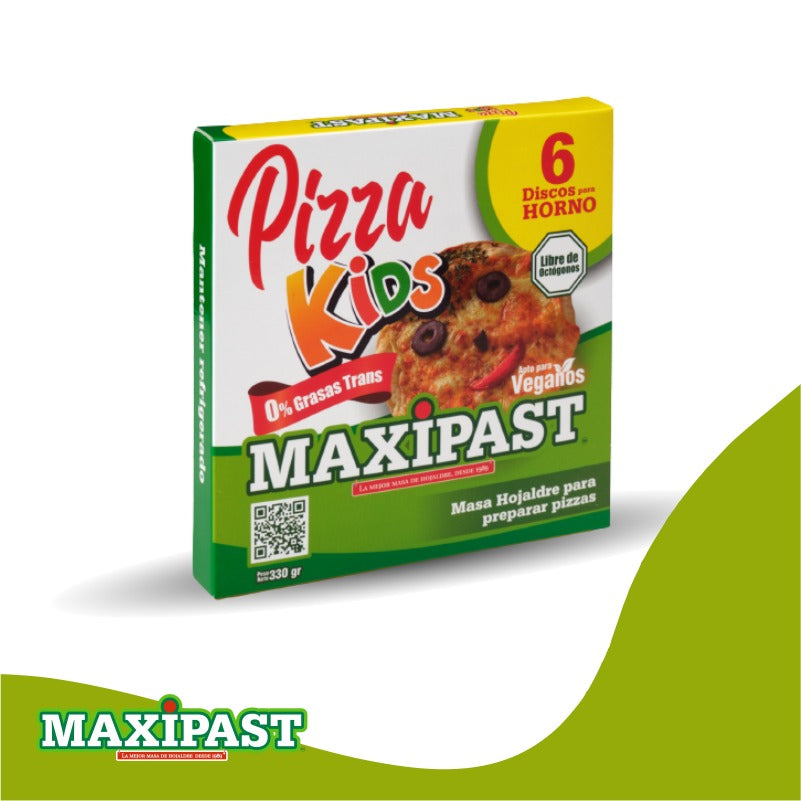 Pizza Kids 14 CM / 330 gr. / 6 unidades Maxipast