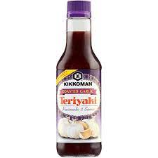 Kikoman teriyaki roasted garlic 10oz