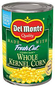 Choclo entero 432gr Whole kernel corn Del Monte