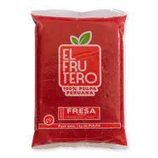 Pulpa de fresa con pepa x 1 kg El Frutero