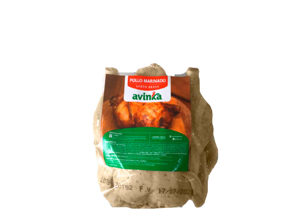 Pollo marinado sabor brasa 1.3kg a 1.4kg Avinka