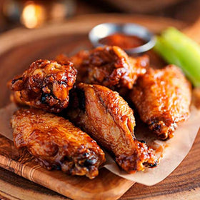 Alitas BBQ 900gr. Precocidas