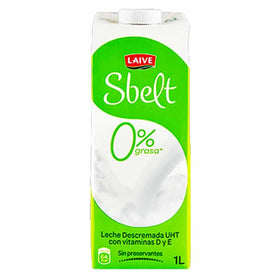 Leche Sbelt x 4 unids 0%