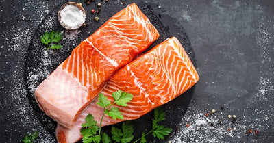 Salmón salvaje con piel  x 1kg pink