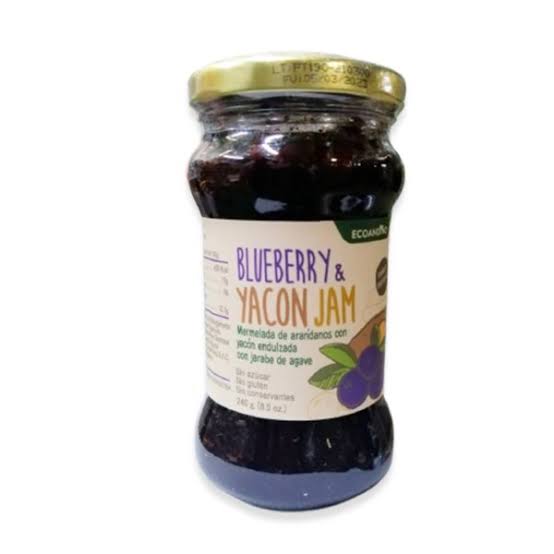 Mermelada orgánica Blueberry-Yacon x 240 gr Ecoandino