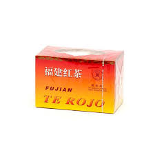 Fujian te rojo x 25 bols 2gr/bol