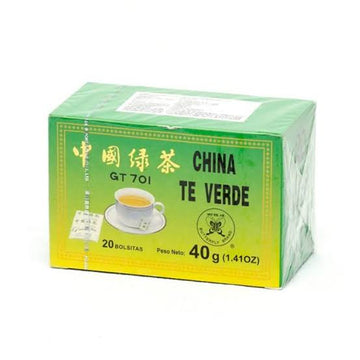 China té verde filtrante x 20 sobres peso neto 40gr
