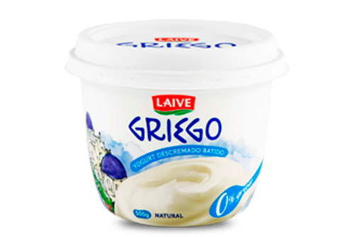 Yogurt griego natural x 500 gr
