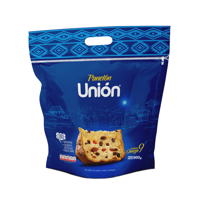 Panetón Union Bolsa 900 gr