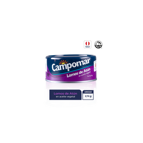 Lomos de atún 170 gr. En aceite vegetal