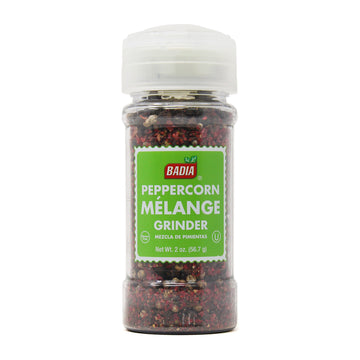 Badia grinder peppercorn mélange 2 oz 