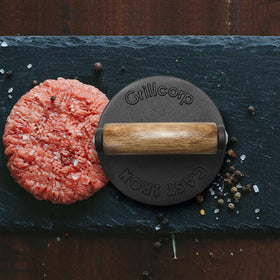 GrillCorp Cast Iron Hamburger Press